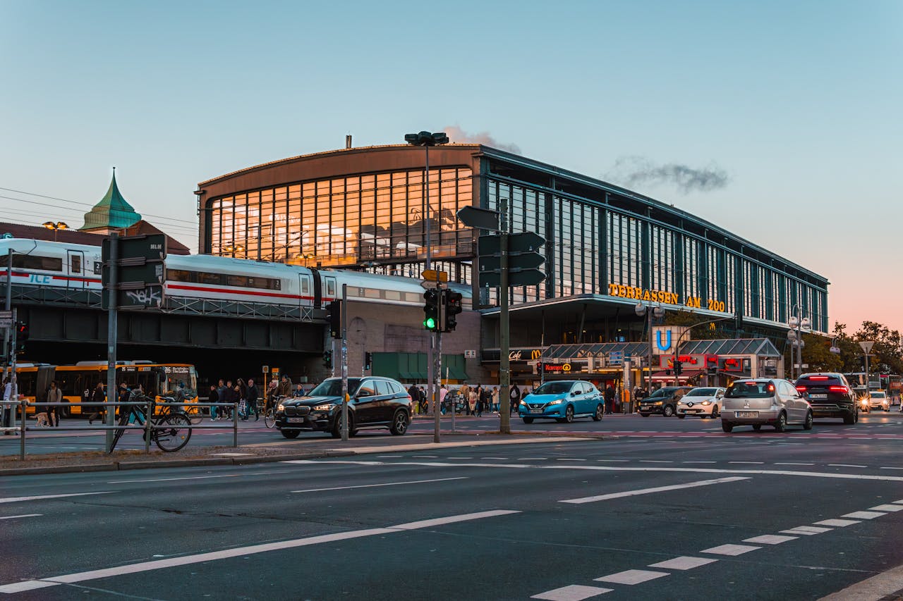 Zoo station in Berlin